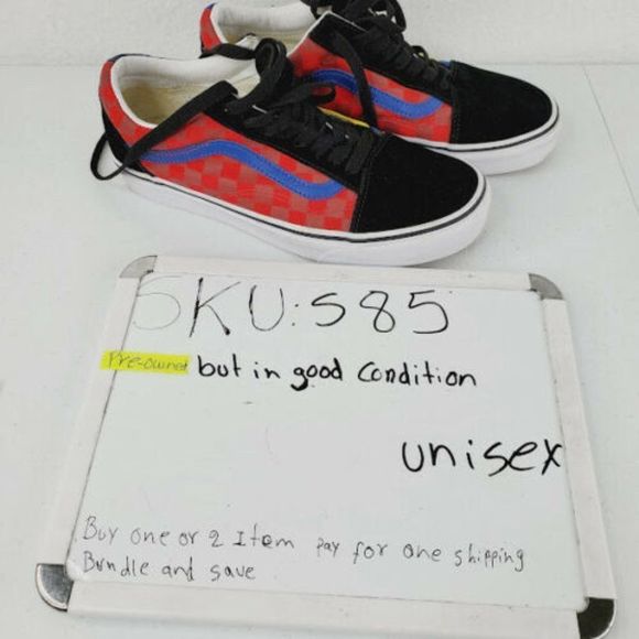 VANS Unisex Old Skool Skateboarding Shoes M7 W8.5 - Picture 10 of 10